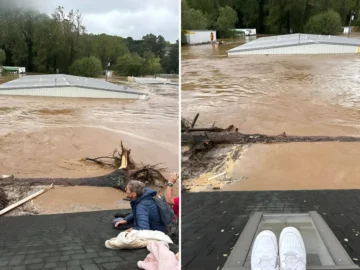 Heartbreaking Final Photo Captures NC Grandparents and Their Grandson Trapped on Roof Before Floodwaters Swept Them Away