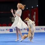 Border Collie and Girl Steal the Spotlight at Dog Dancing World Championship. A Performance You Can't Miss!